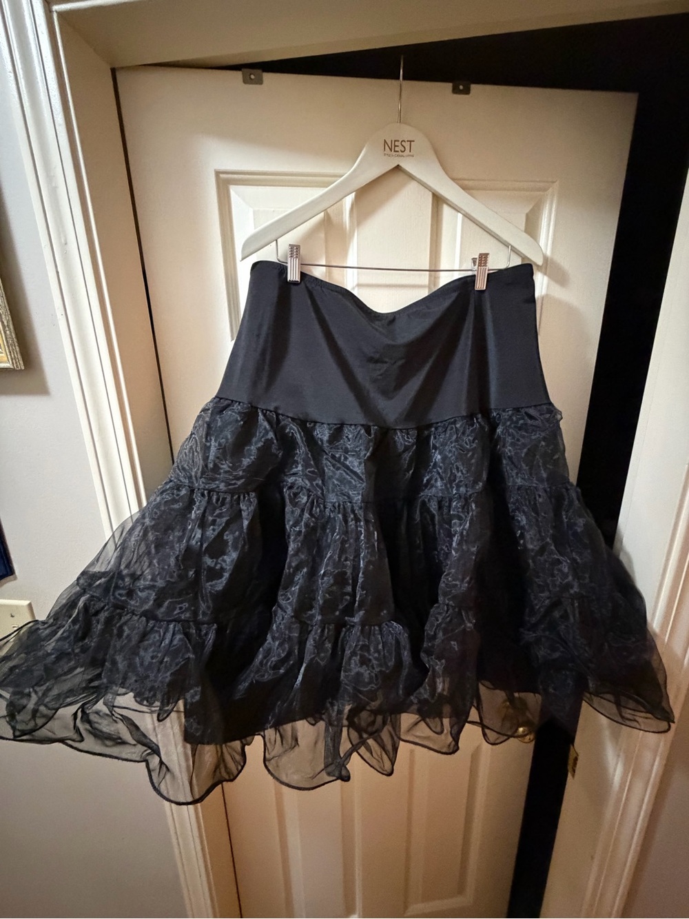 Black Tiered Petticoat-Crinoline for Pin Up skirts and dresses